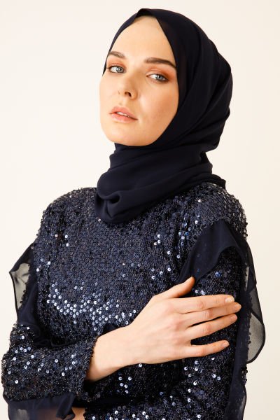 LACİVERT ŞAL